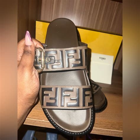 fendi birkenstocks|fendi denim sandals.